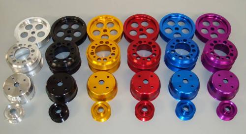 Banzai Racing Blue Aluminum UR Style Pulley Kit For 93+ RX-7 FD3S